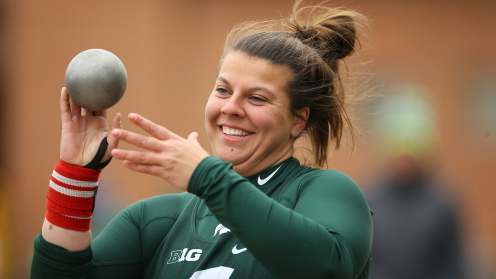 Michigan State senior Katelyn Daniels (PHOTO: MSU SID)